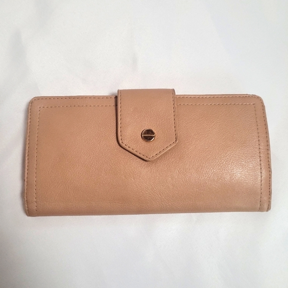 Antik Kraft Tan Beige Slim Low Profile Wallet